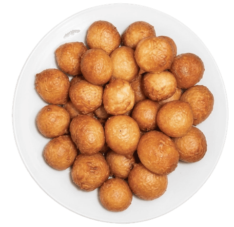 Assiette de beignets aux allocos